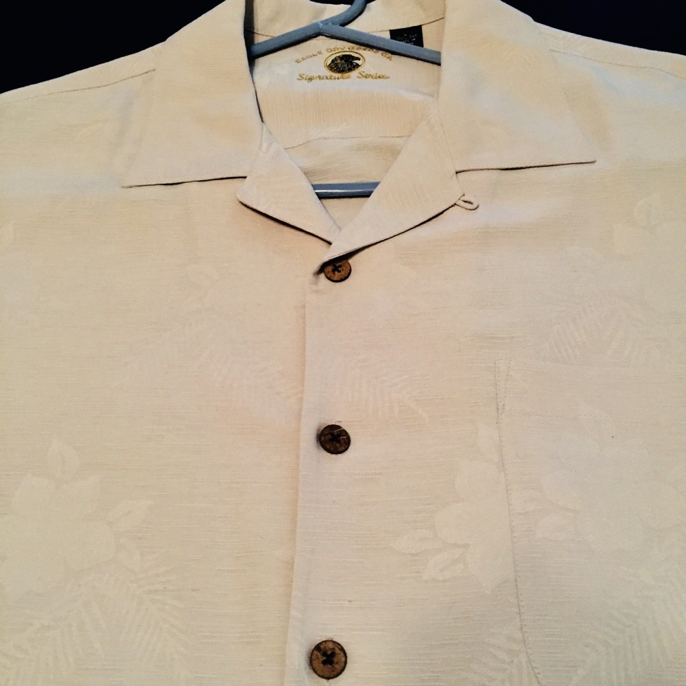 Eagle Dry Goods Co. Silk Shirt  Size L